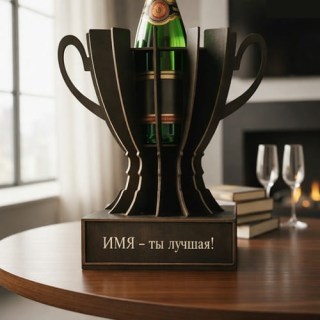 Именной кубок с женским именем и надписью «Ты — лучшая!» купить
