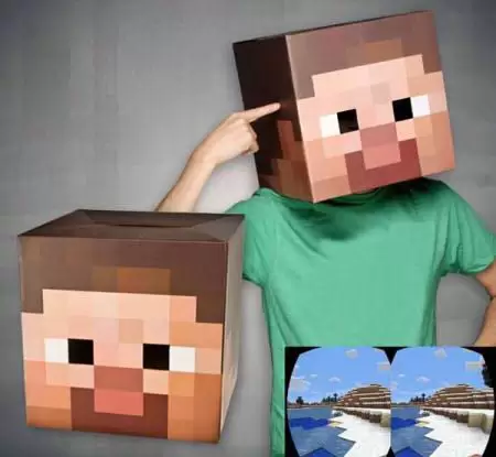 Голова-маска Стива «Minecraft» купить Минск +375447651009
