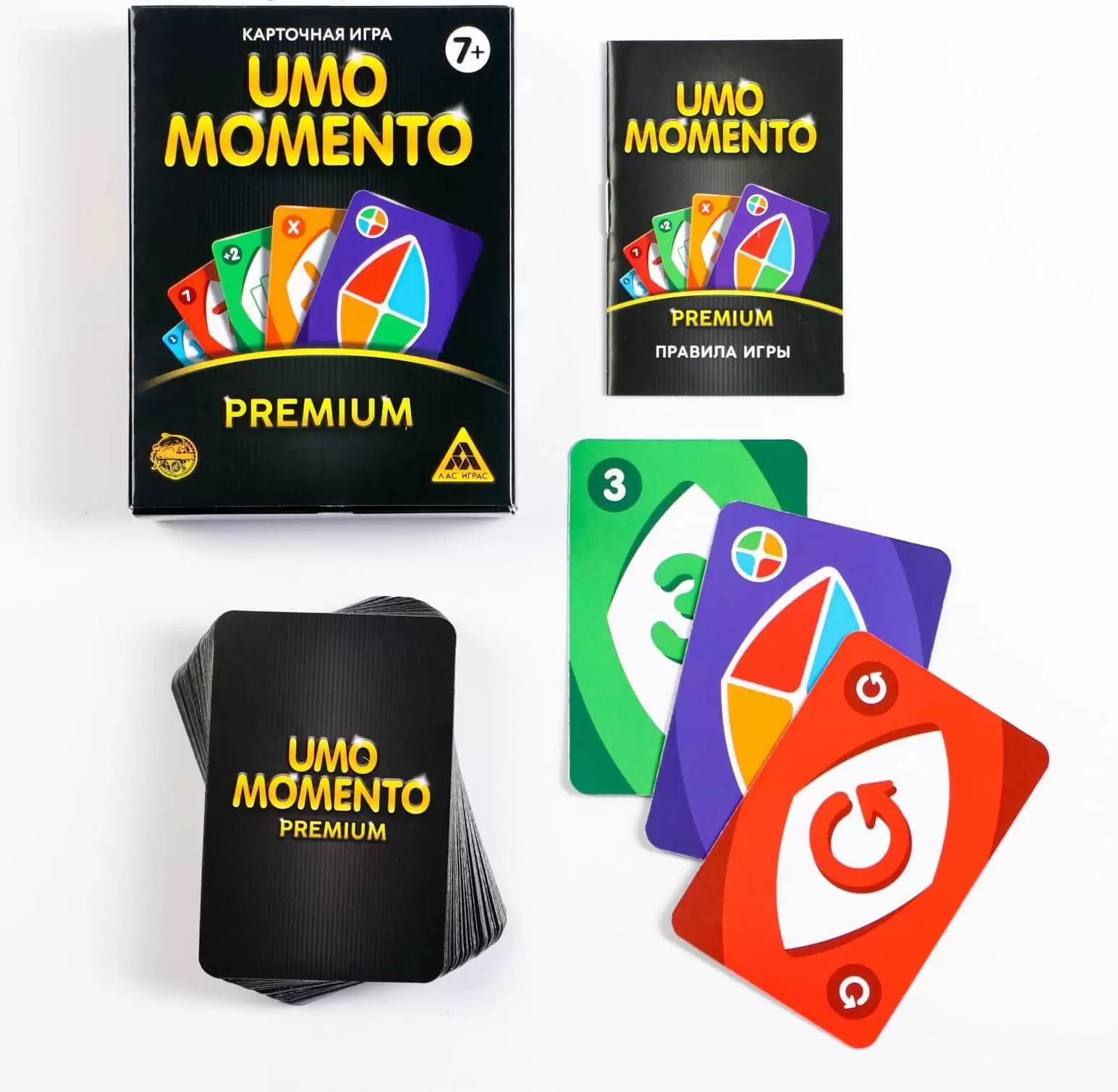 Карточная игра «UNO momento. Premium» 7+