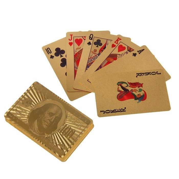 Набор игральных карт 'Gold' 2 колоды в шкатулке купить