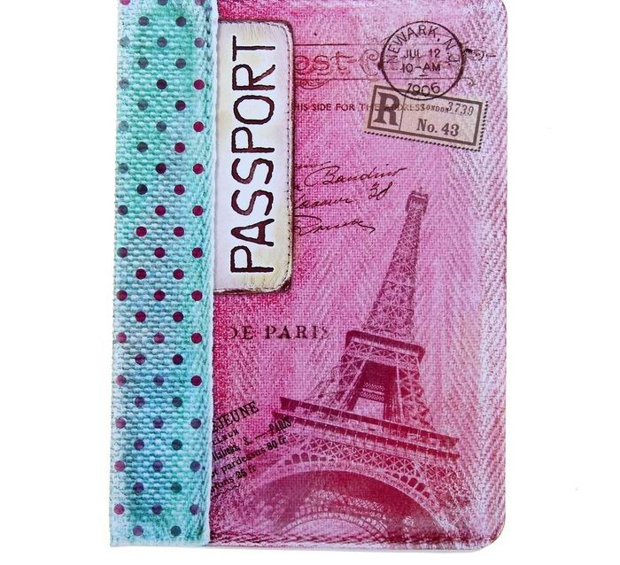 Обложка для паспорта «Магия Парижа» Минск