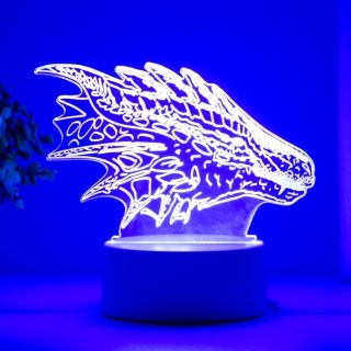 3D светильник «Дракон» LED белый, 3 режима цвета Минск