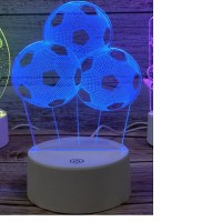 3D светильник «Футбол» от USB купить в Минске +375447651009