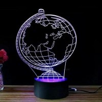 3D светильник «Глобус» от USB, 7 режимов цвета Минск
