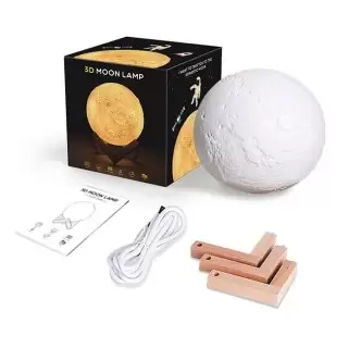 3D светильник «Луна» от USB 4 цвета+ режим переливания купить Минск +375447651009
