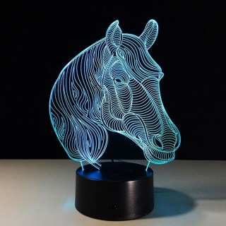 3D светильник «Волк» LED белый, 3 режима цвета купить в Минске +375447651009