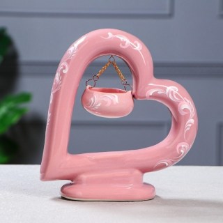 Аромалампа «Сердце» розовая купить в Минске +375447651009