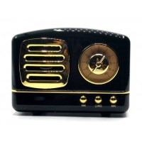 Беспроводная музыкальная колонка «Ретро радио» черная купить в Минске +375447651009