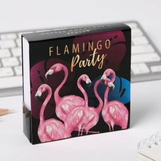 Блок для записей «Flamingo Party» в футляре купить в Минске +375447651009