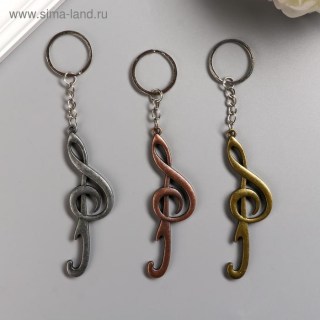 Брелок-открывалка «Скрипичный ключ» цвет: микс в Минске