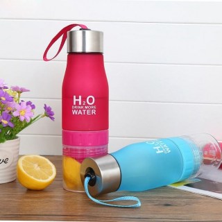 Бутылка для воды "H2O Drink More Water" розовая купить Минск