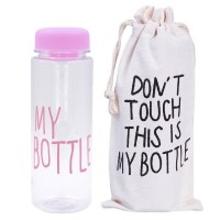 Бутылка для воды My Bottle (Май Боттл) розовая с чехлом купить Минск +375447651009
