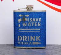 Фляжка подарочная «Берегите воду» 210 мл купить Минск +375447651009