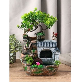 Фонтан декоративный «Водопад у дерева» с подсветкой купить