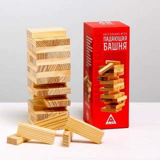 Игра настольная «Падающая башня» 48 брусков  купить в Минске +375447651009