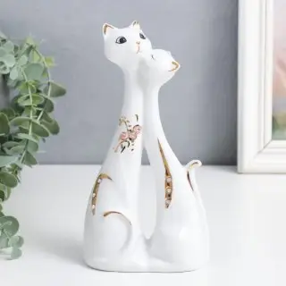 Интерьерная фигура сувенир «Два котика.Любовь»  20 см купить