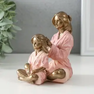 Интерьерная фигурка сувенир «Мама с дочкой»  купить