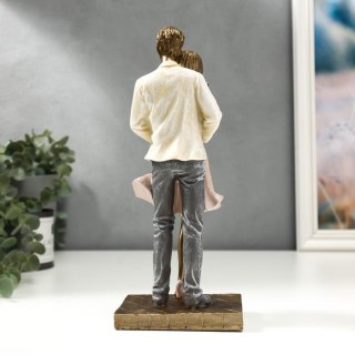 Интерьерная фигурка сувенир «Пара с сердцем» фото