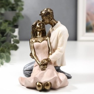 Интерьерная фигурка сувенир «Романтичная пара» фото