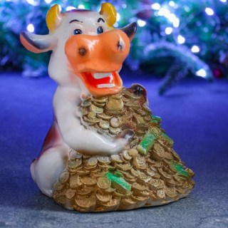 Копилка для монет «Богатая корова» купить в Минске +375447651009