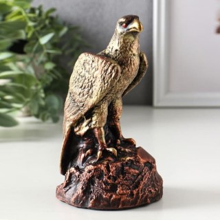 Копилка для монет «Орел на камне» цвет: золотистый купить