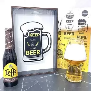 Копилка для пивных крышек «Keep calm drink beer» Минск
