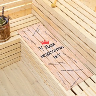 Коврик лежак банный «У царя недостатков нет!» купить