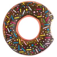 Круг надувной «Пончик» шоколадный (107 см)  Минск +375447651009