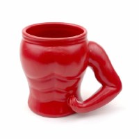 Кружка Культурист «Бицепс» красная купить в Минске +375447651009