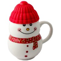 Кружка «Снеговичок» красная шапка купить в Минске +375447651009