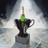 Мини бар кубок под гравировку с бокалами купить в Минске +375447651009