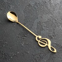 Ложка чайная подарочная «Ключ» золотистая Минск