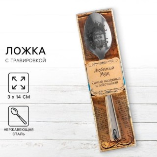 Ложка чайная подарочная «Любимый муж» купить