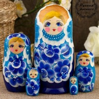 Матрешка «Марья краса» 5 кукол  купить в Минске +375447651009