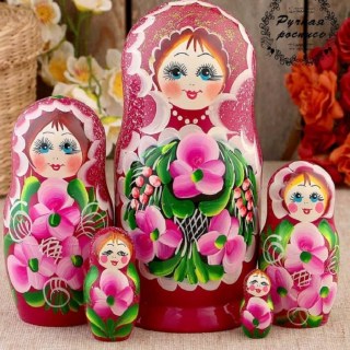 Матрешка «Забава» 5 кукол купить в Минске +375447651009