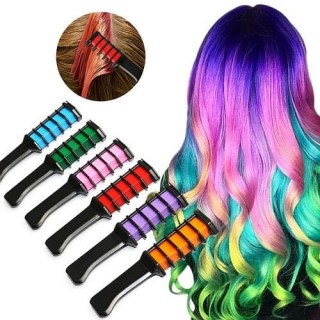 Мелки для волос «Hair color comb» 6 цветов в форме расчески Минск +375447651009