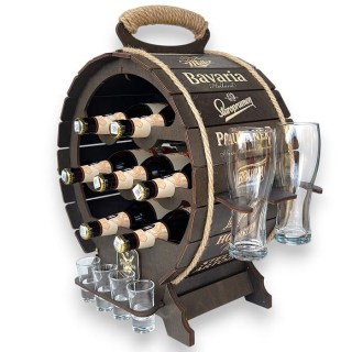 Мини-бар бочка для пива «Good Beer» цвет венге купить