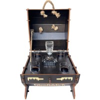 Мини бар бочка «Time to Drink Box» 4 рюмки, штоф купить Минск +375447651009
