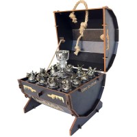 Мини бар бочка «Time to Drink Box» рюмки перевертыши, штоф купить Минск +375447651009