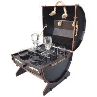 Мини бар бочка «Time to Drink Box» штофы, рюмки, стаканы Минск +375447651009