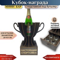 Мини‑бар Кубок «Лучший сантехник» с рюмками Минск +375447651009