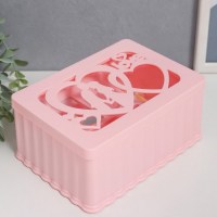 Музыкальная шкатулка для украшений «Love» розовая купить в Минске +375447651009
