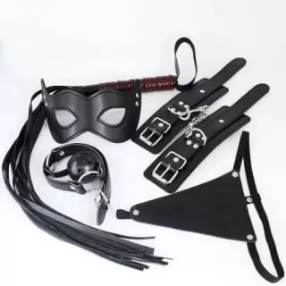 Набор BDSM «Long night» 5 предметов черный 18+ купить в Минске +37544765009