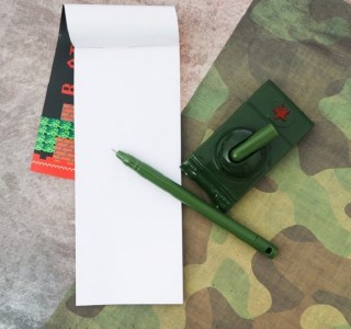 Набор:блокнот+ручка с подставкой «В атаку» купить в Минске +375447651009