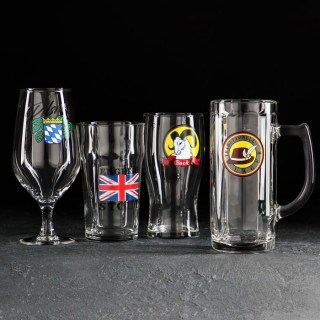 Набор бокалов для пива «Легендарное пиво» 4 шт.  500-580 мл Минск +375447651009