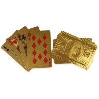 Набор игральных карт для покера «100 долларов» gold Минск +375447651009