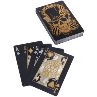 Набор игральных карт для покера «Череп в шляпе» черные Минск +375447651009