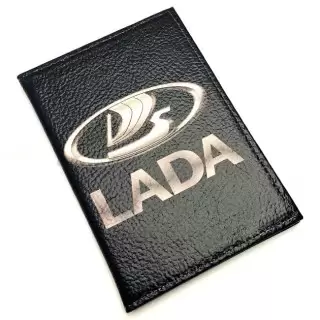 Обложка для автодокументов «LADA» натуральная кожа Минск +375447651009