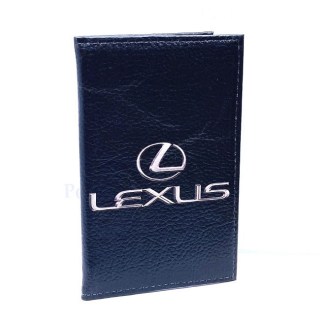 Обложка для автодокументов «LEXUS» из натуральной кожи Минск +375447651009