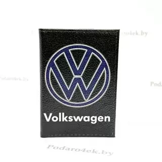 Обложка для автодокументов «Volkswagen» кожаная Минск +375447651009